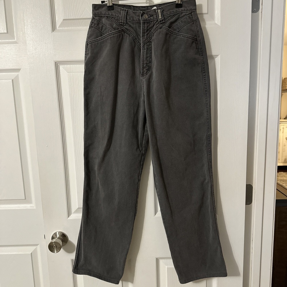 VTG 90s Rocky Mountain Rockies High-Rise Western Mom Jeans 31/11 Gray